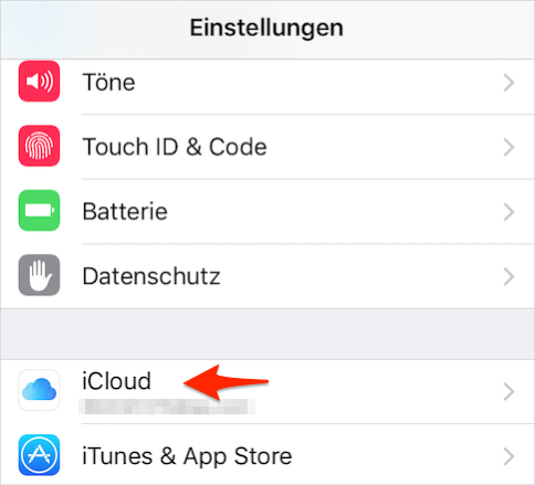 iOS 9 iCloud Drive aktivieren – Schritt 2